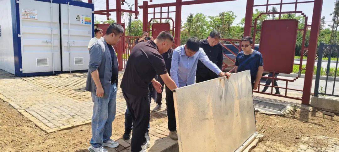 济源示范区生态环境局到孟津区考察调研农村污水治理工作(图2)