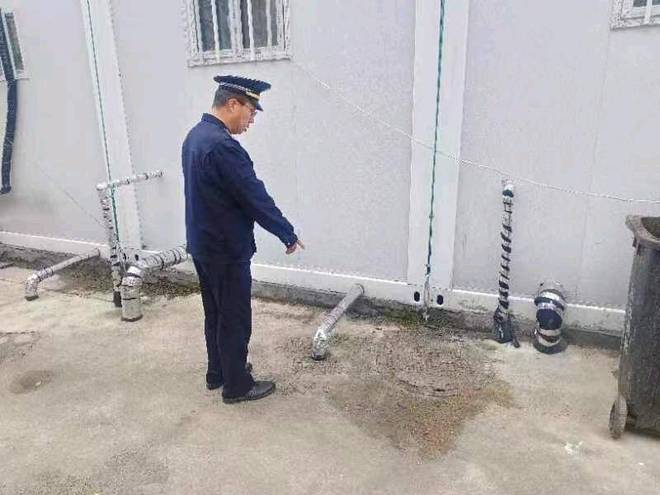 李沧区综合行政执法局查处一起擅自排放污水案件(图1)