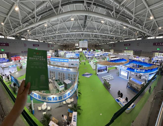 借势发力鸿威·2025武汉环保展深入行业展会现场进行宣传推广(图1)