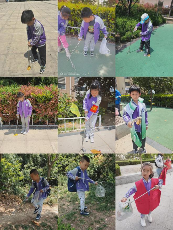 童心护绿行环保种子心中埋——青岛四方实验小学2024级2班萌娃的“仁者公益行”初体验(图8)