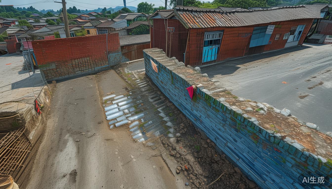 农村污水治理工程施工偏差致村民房屋裂缝?协商进展如何(图5)