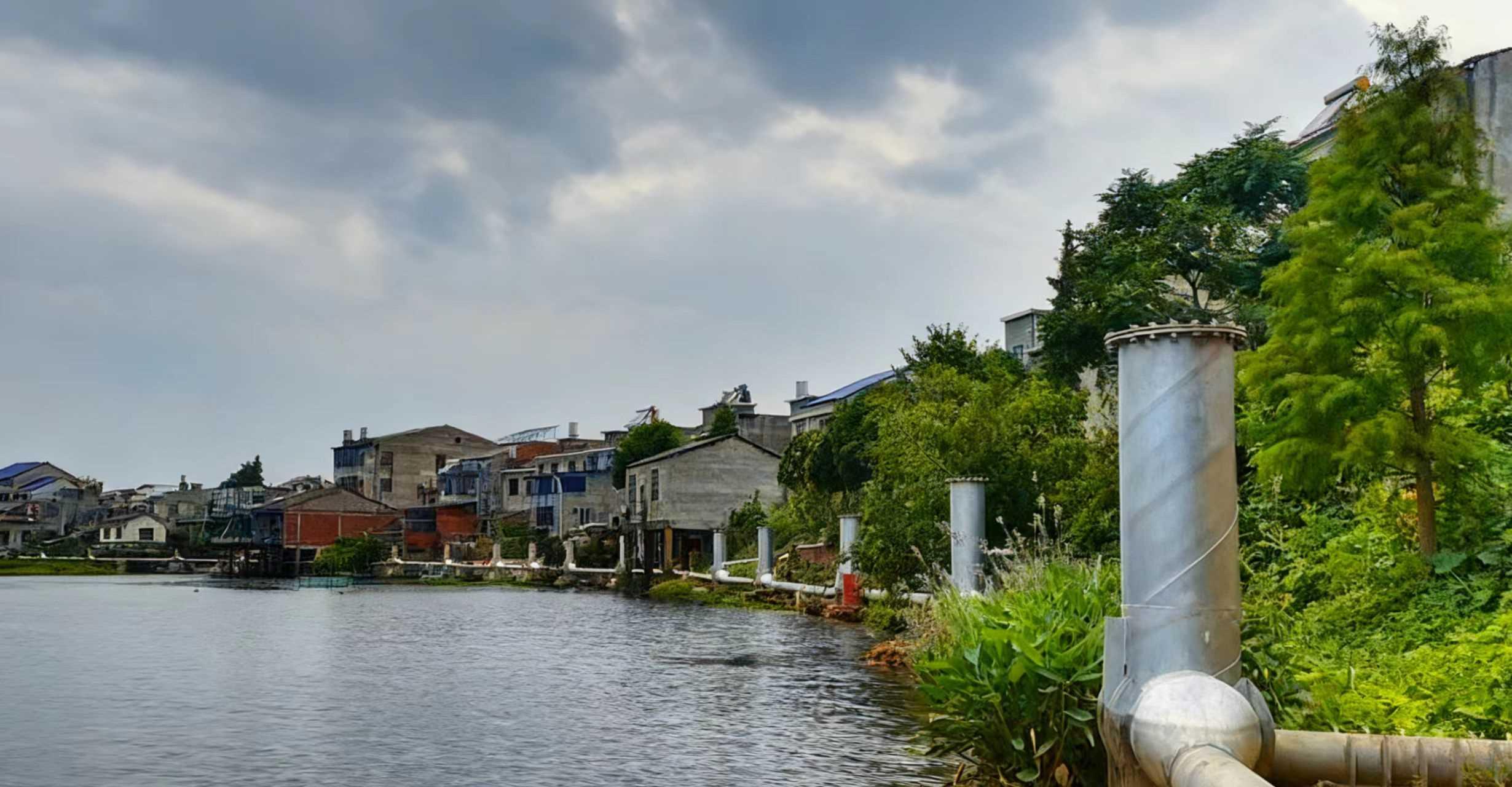 昔日黑臭河变身风景线赫山区民胜哑河治理获居民真心点赞(图2)