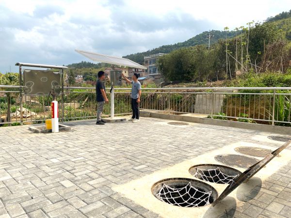 广宁探索农村生活污水治理新路径污水治理率实现100%治污又“美颜”群众得实惠(图1)